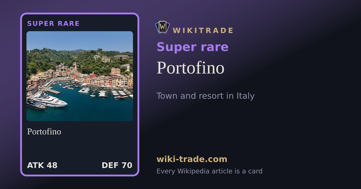 Portofino — Super rare card