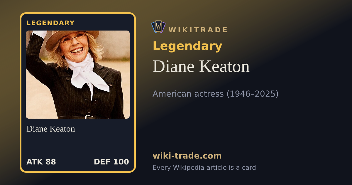 Diane Keaton — Legendary card
