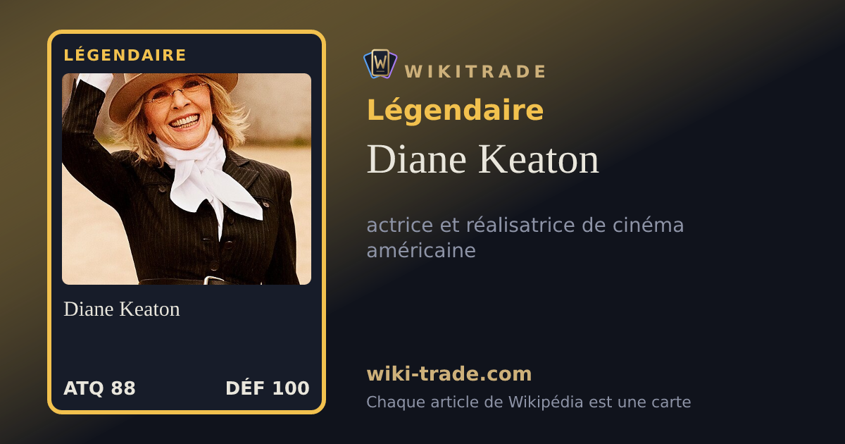 Diane Keaton — carte Légendaire
