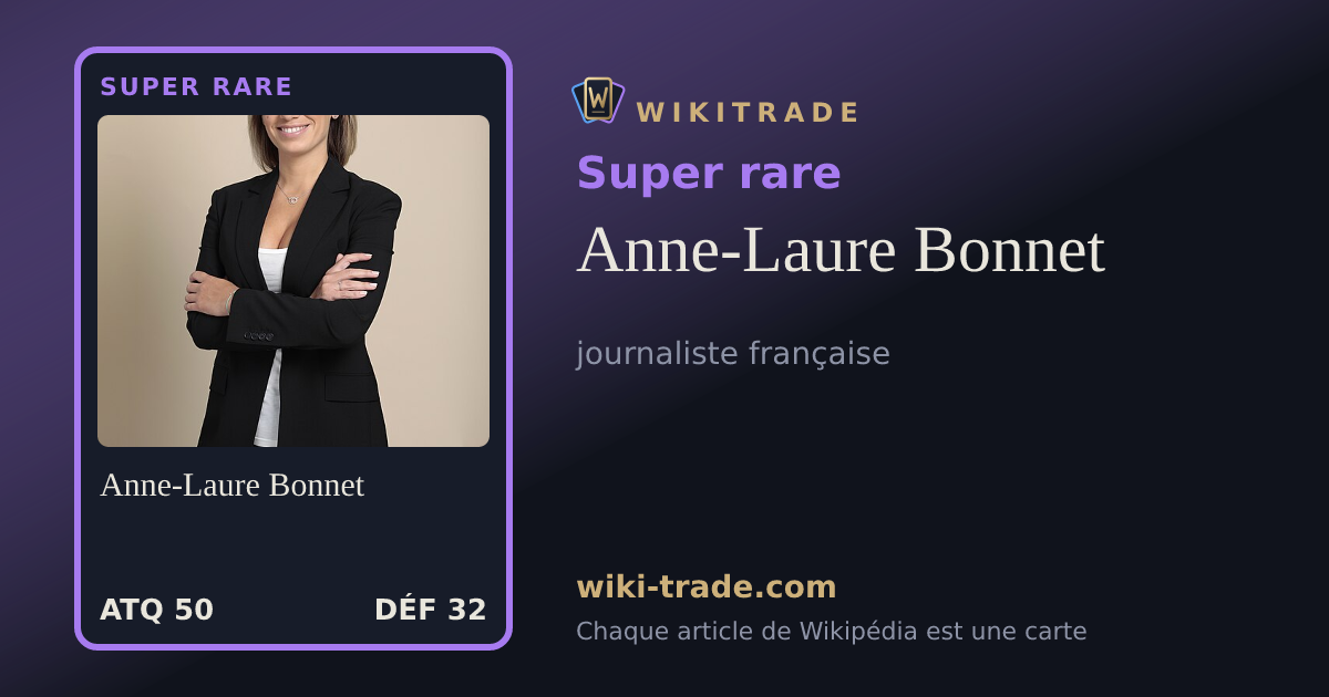 Anne-Laure Bonnet — carte Super rare