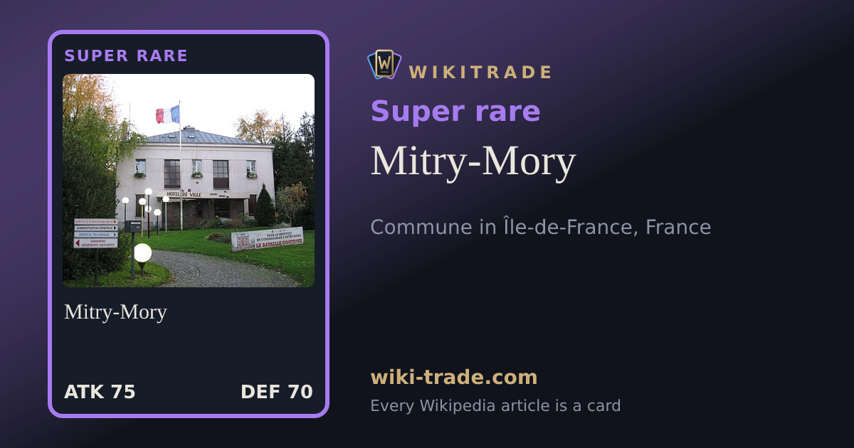 Mitry-Mory — Super rare card