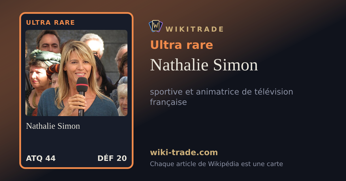 Nathalie Simon — carte Ultra rare