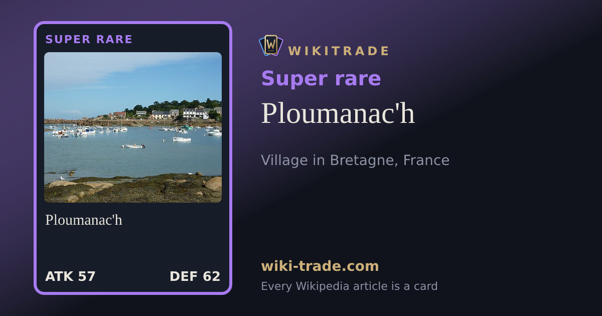 Ploumanac'h — Super rare card