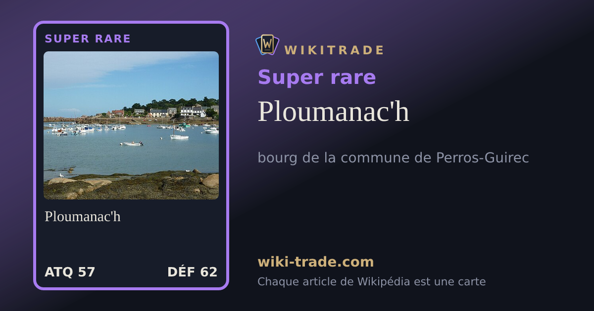 Ploumanac'h — carte Super rare