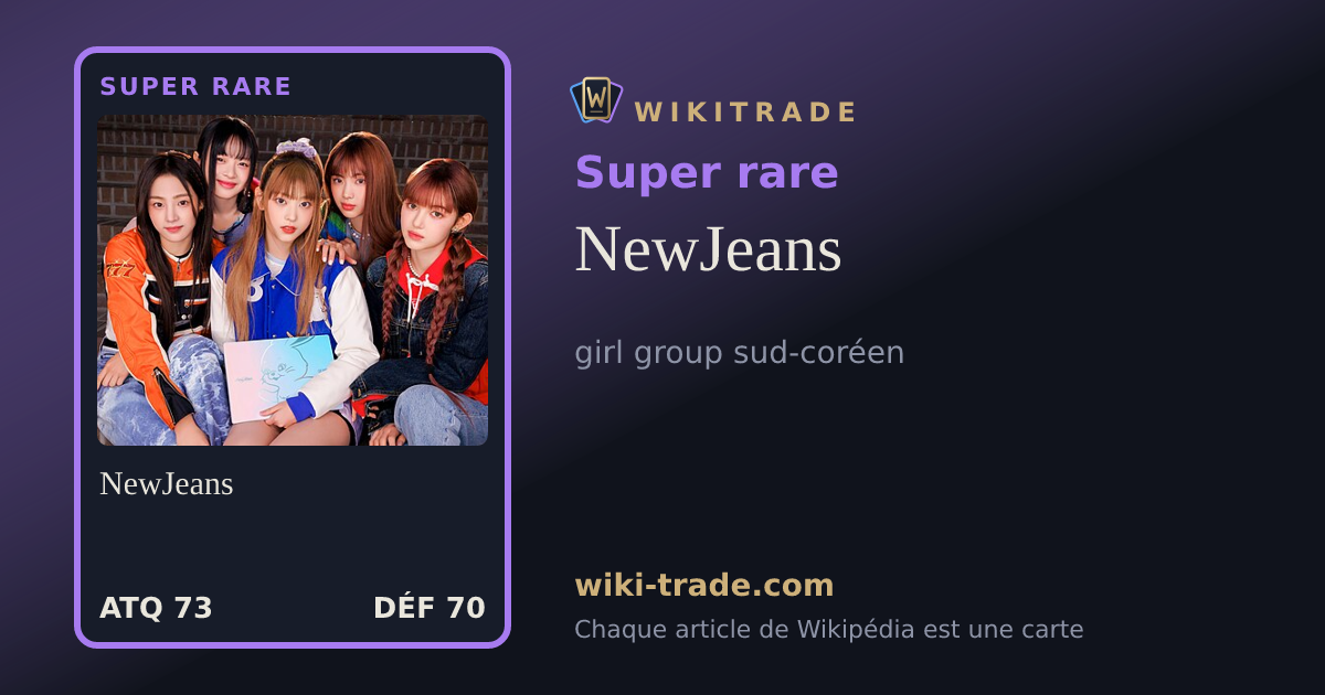 NewJeans — carte Super rare