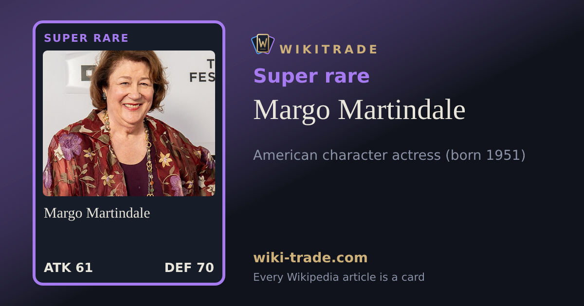 Margo Martindale — Super rare card