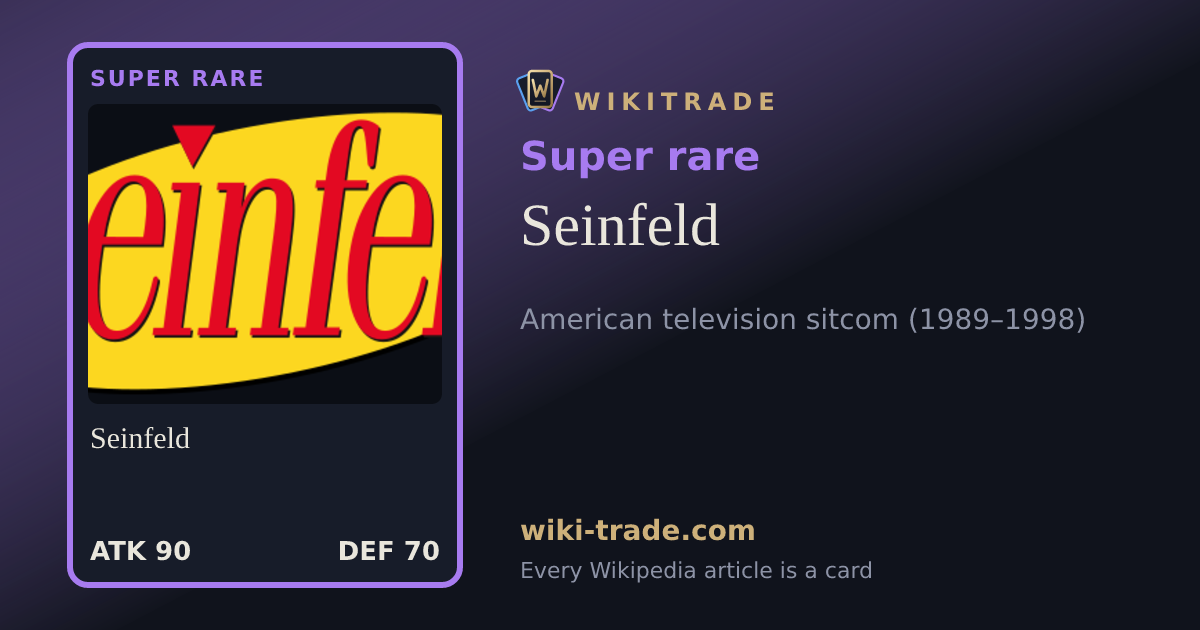 Seinfeld — Super rare card