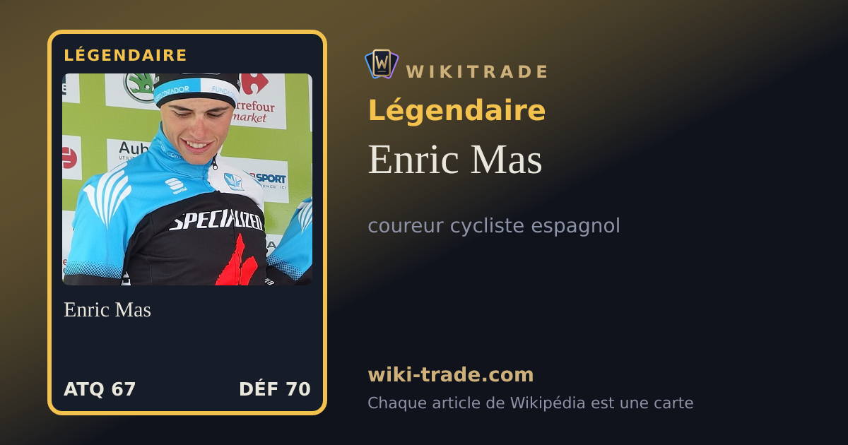 Enric Mas — carte Légendaire