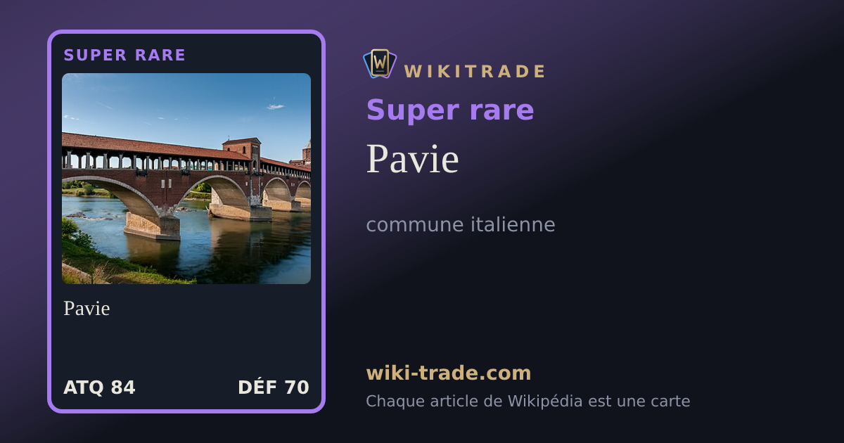 Pavie — carte Super rare
