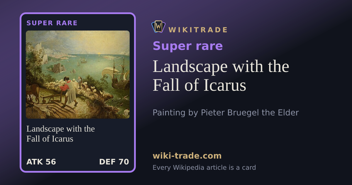 Landscape with the Fall of Icarus — Super rare card