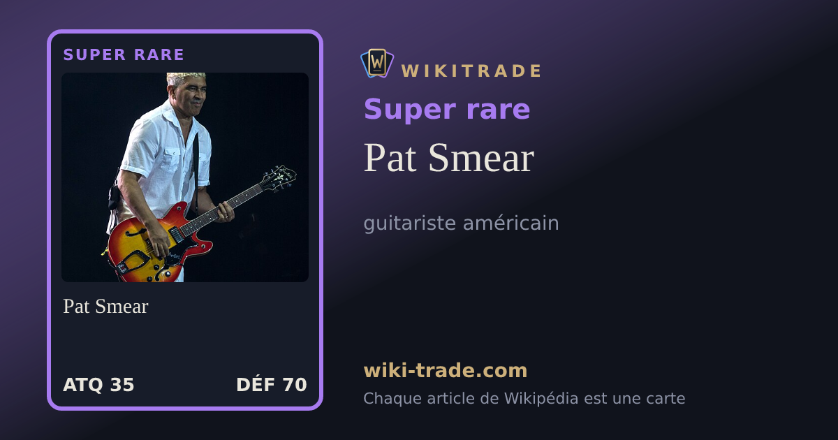 Pat Smear — carte Super rare