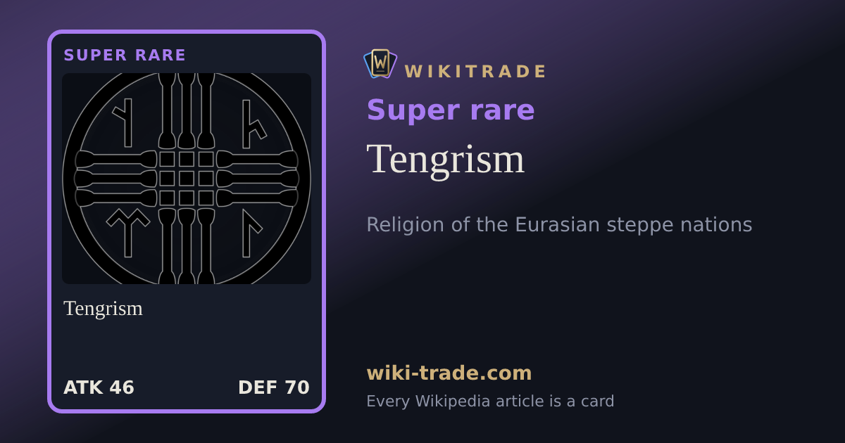 Tengrism — Super rare card
