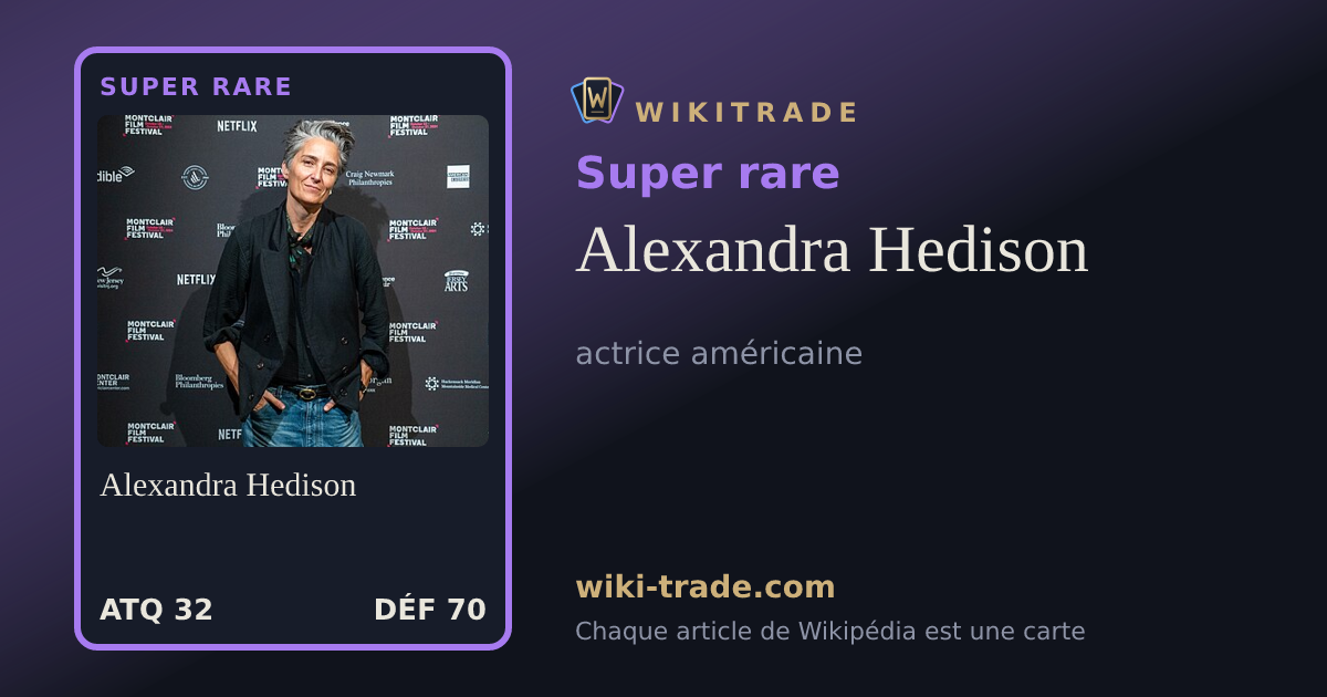 Alexandra Hedison — carte Super rare