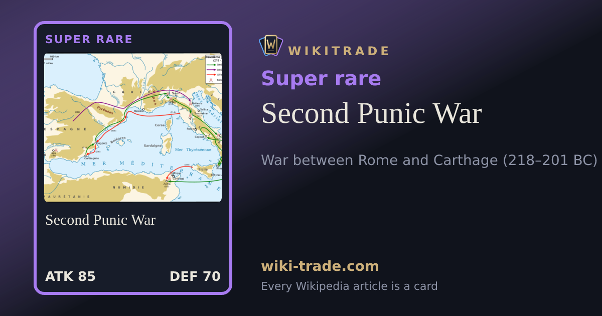 Second Punic War — Super rare card