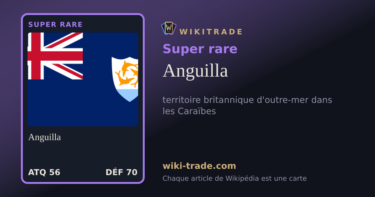 Anguilla — carte Super rare