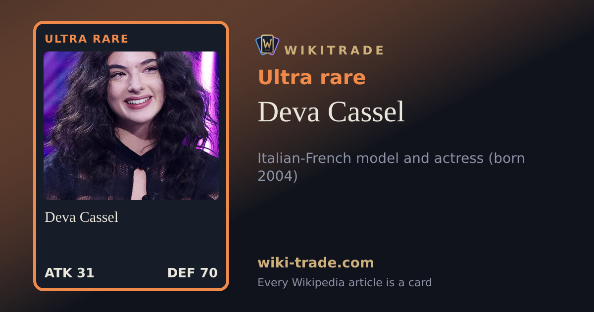 Deva Cassel — Ultra rare card