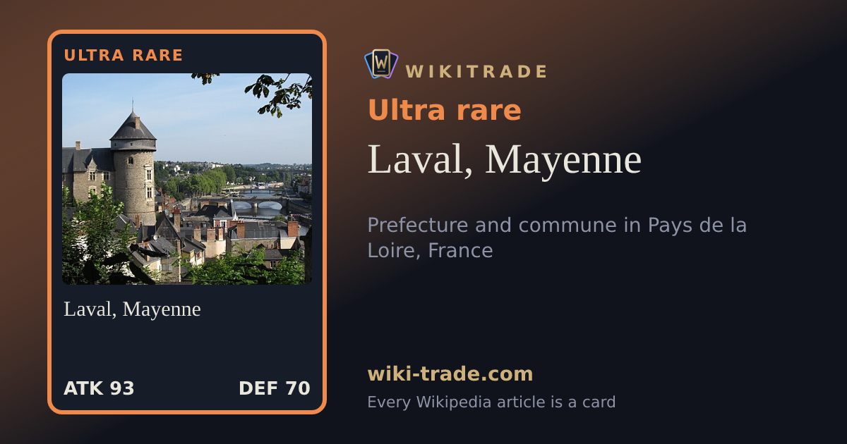 Laval, Mayenne — Ultra rare card
