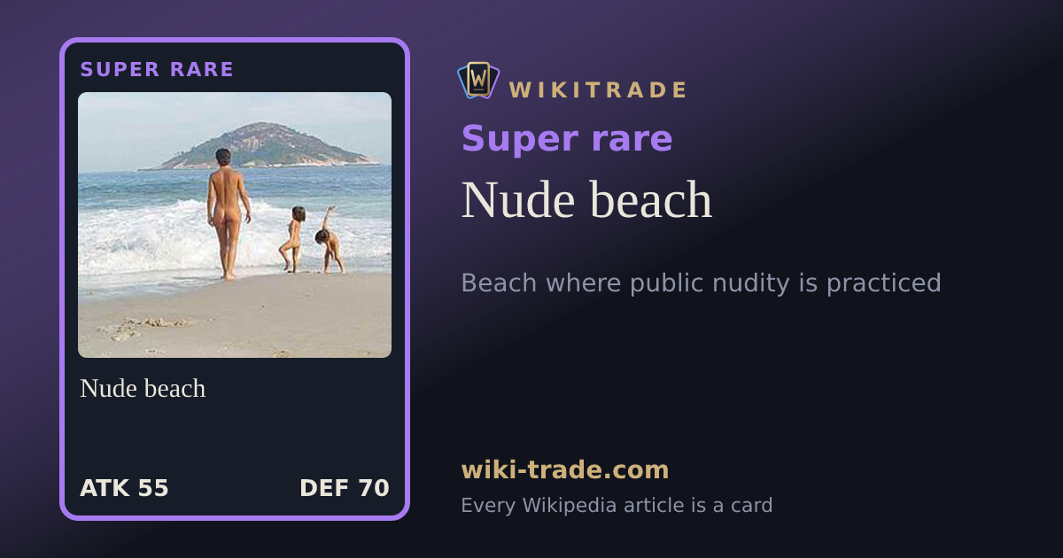 Nude beach — Super rare card