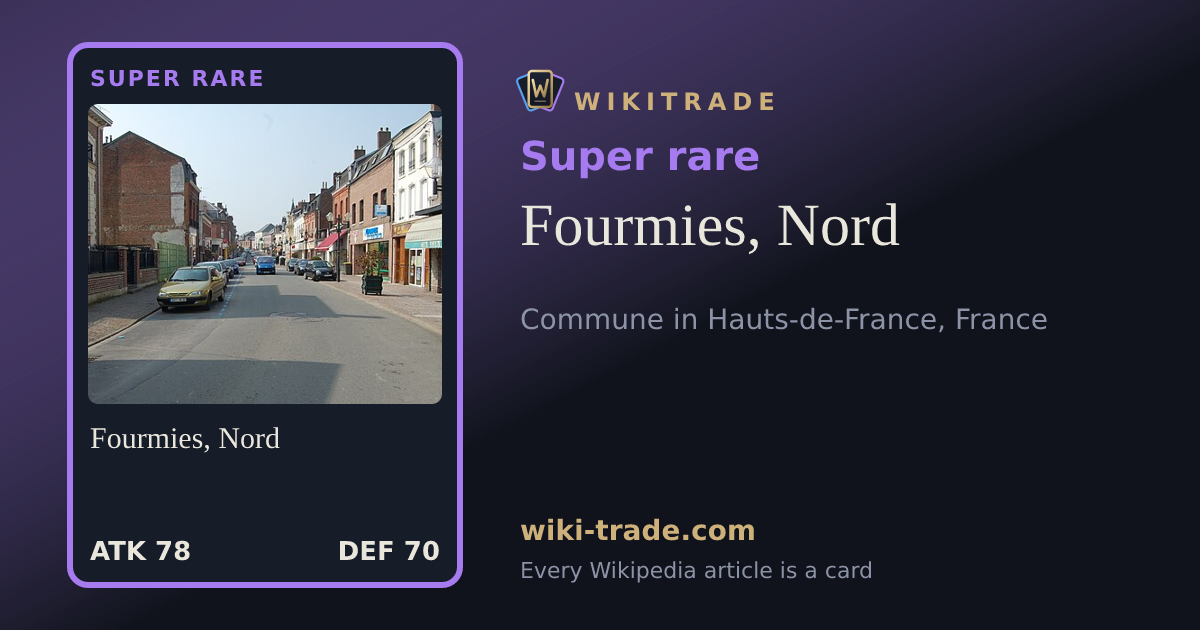 Fourmies, Nord — Super rare card