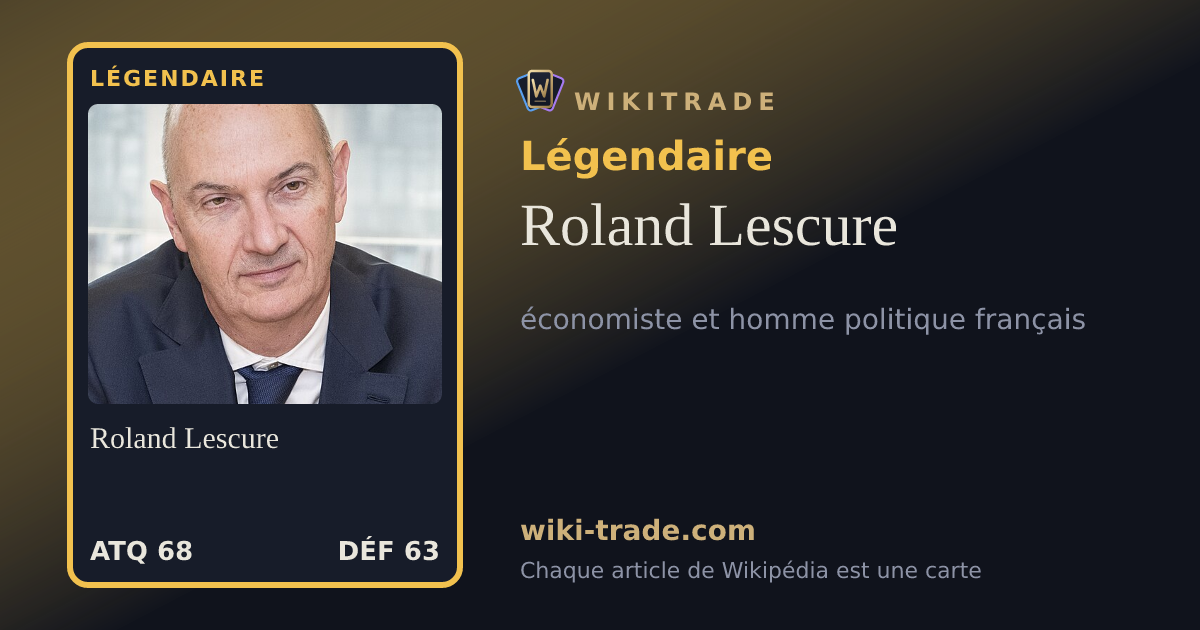 Roland Lescure — carte Légendaire