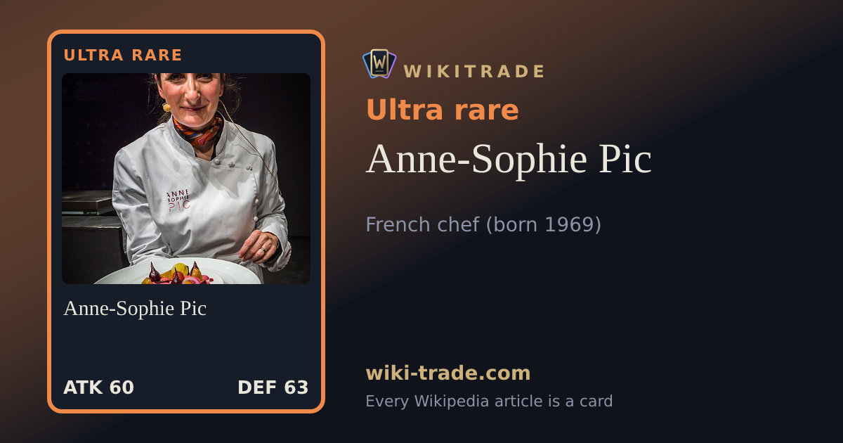 Anne-Sophie Pic — Ultra rare card
