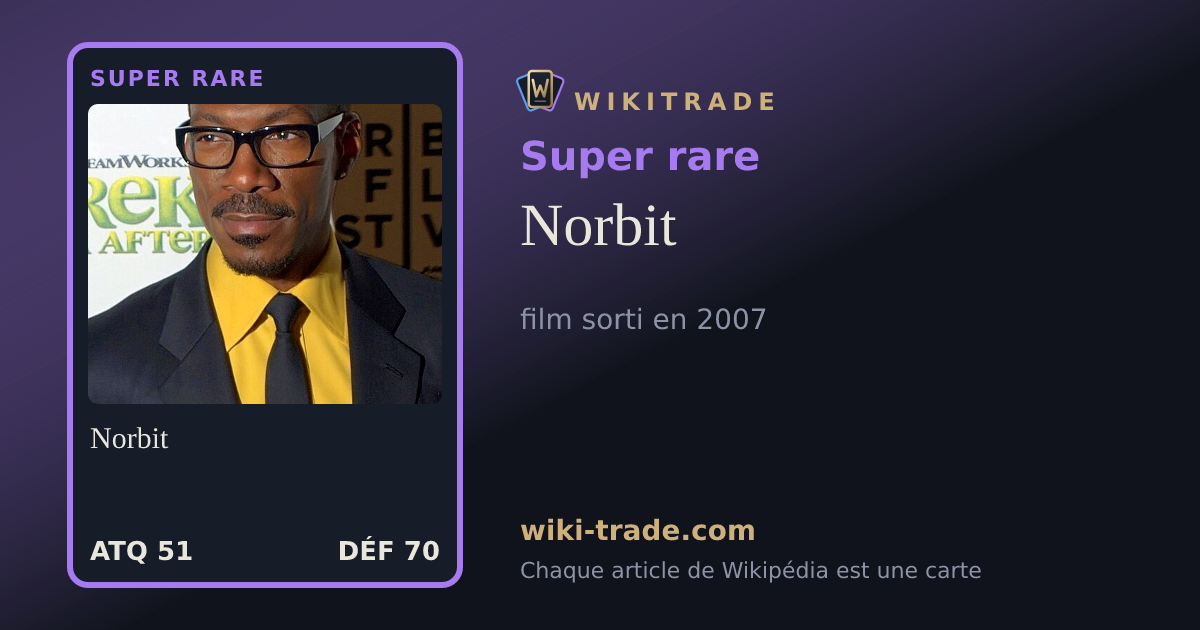 Norbit — carte Super rare