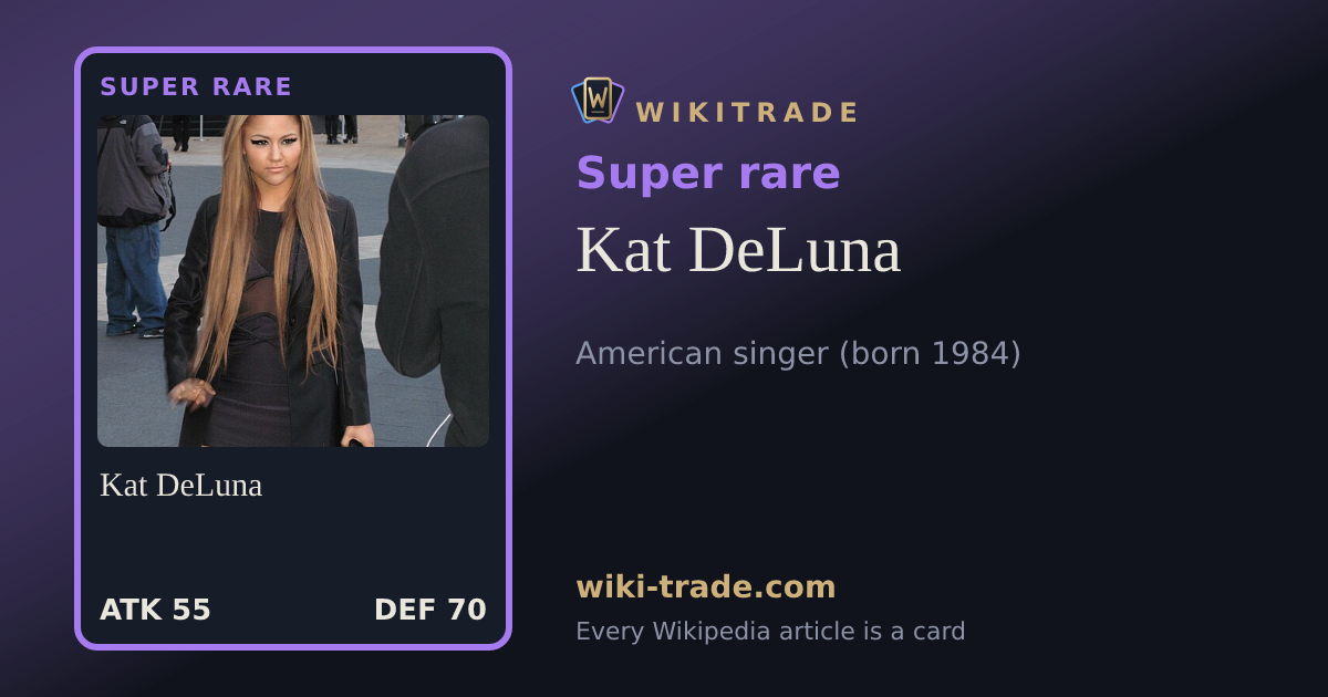 Kat DeLuna — Super rare card