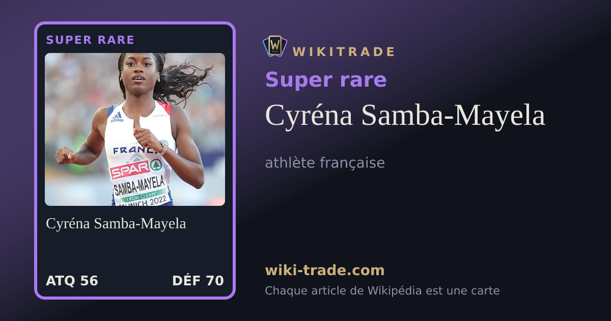 Cyréna Samba-Mayela — carte Super rare