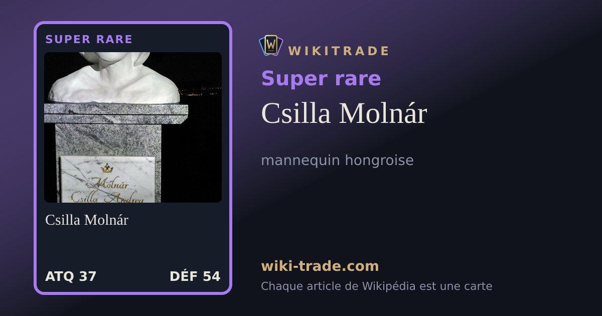 Csilla Molnár — carte Super rare