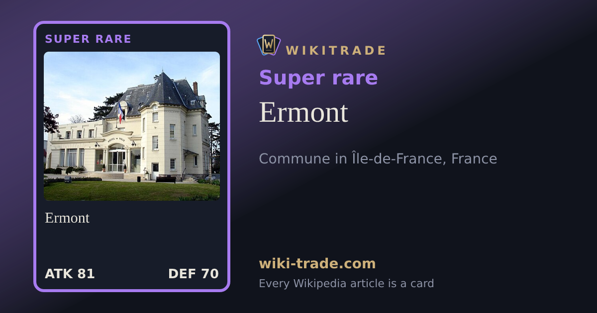 Ermont — Super rare card