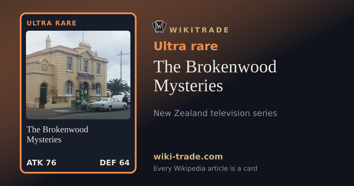 The Brokenwood Mysteries — Ultra rare card