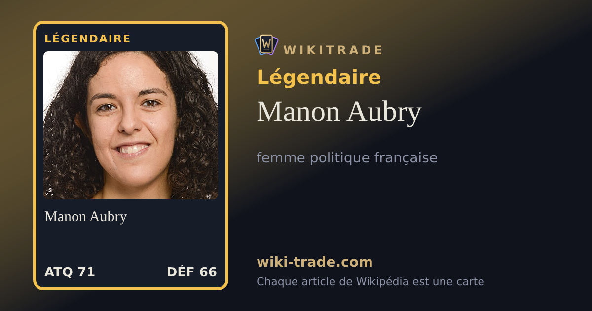 Manon Aubry — carte Légendaire