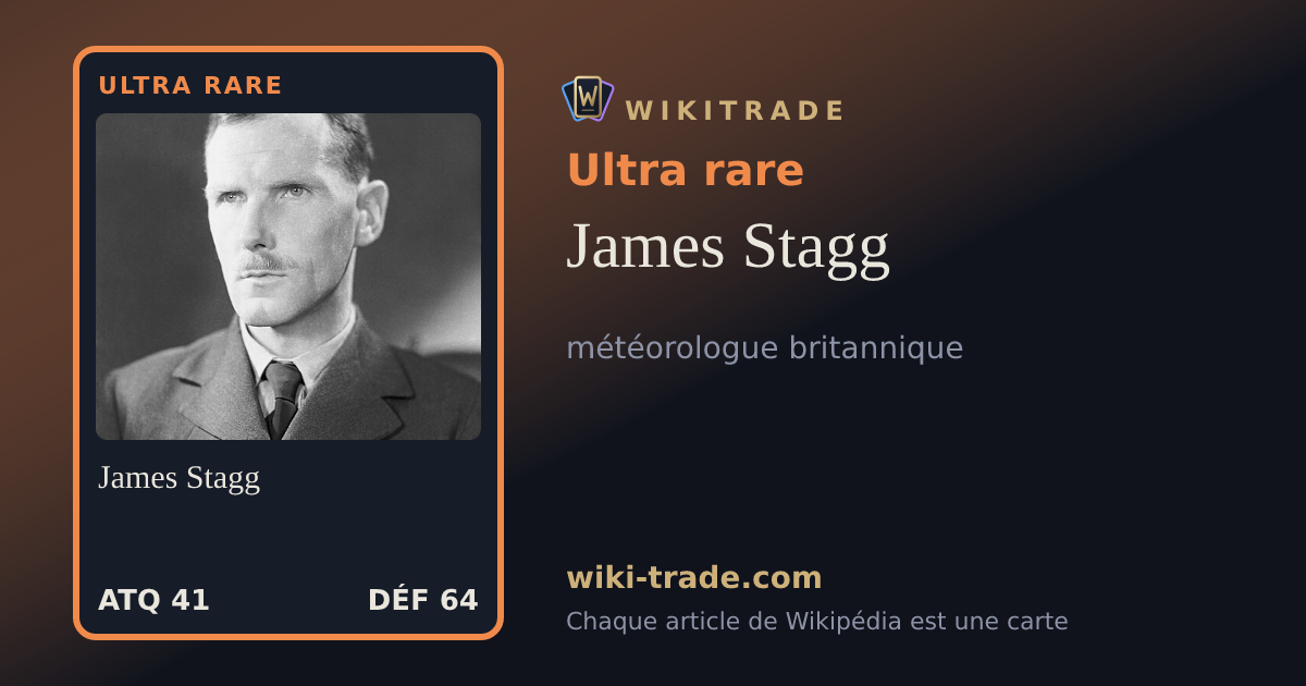 James Stagg — carte Ultra rare