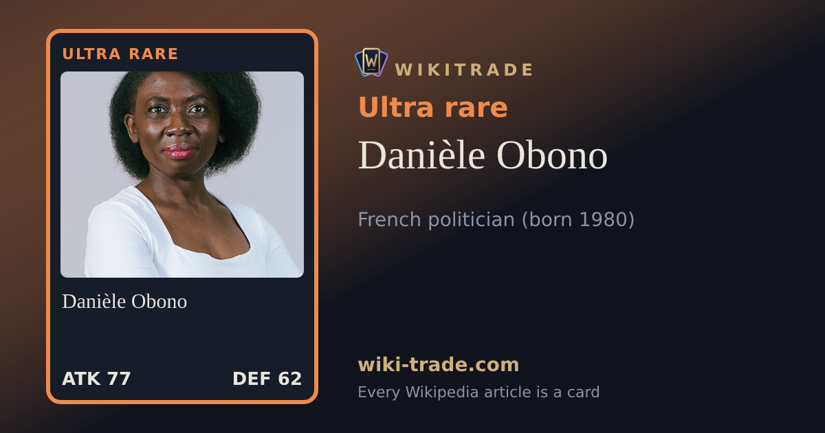 Danièle Obono — Ultra rare card