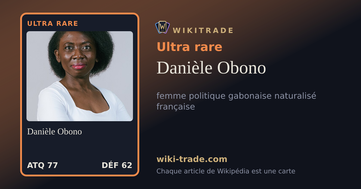 Danièle Obono — carte Ultra rare
