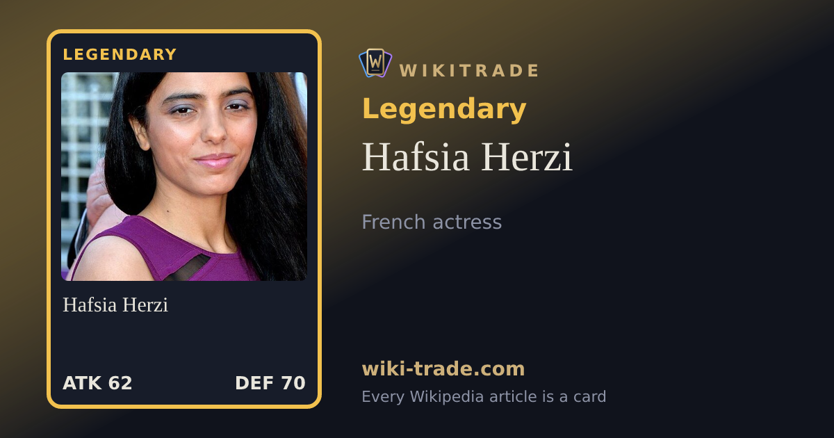 Hafsia Herzi — Legendary card