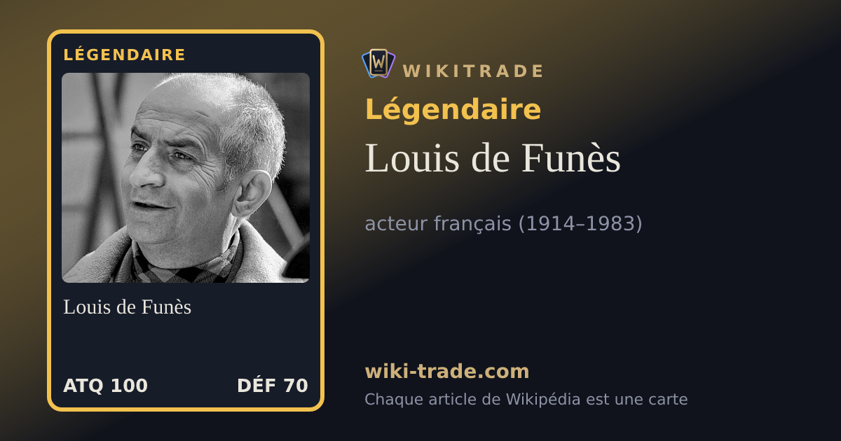 Louis de Funès — carte Légendaire