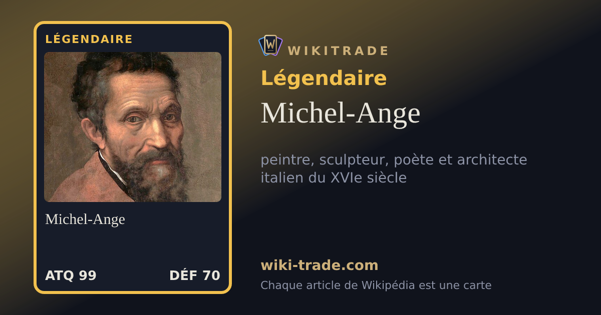 Michel-Ange — carte Légendaire