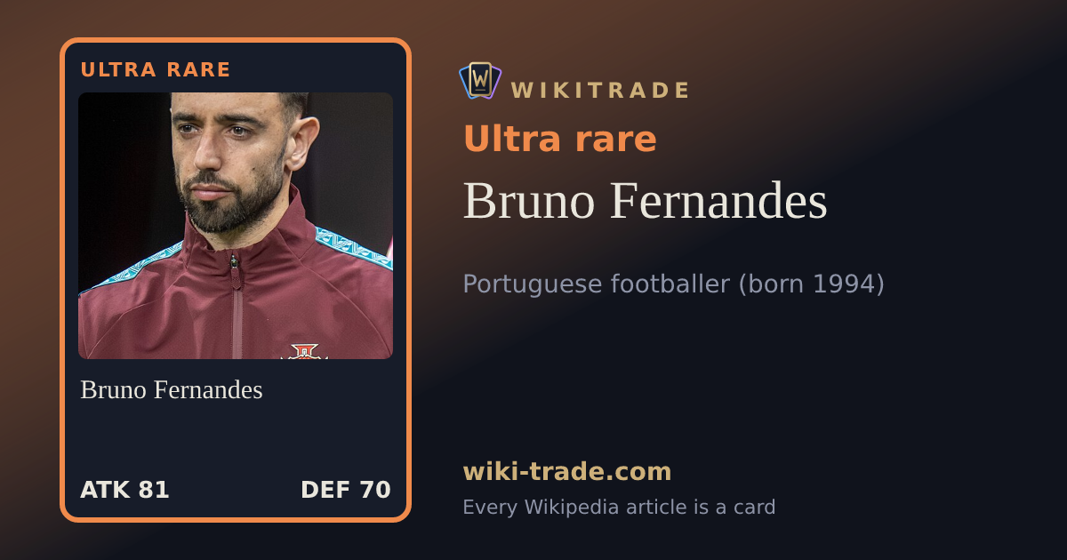 Bruno Fernandes — Ultra rare card