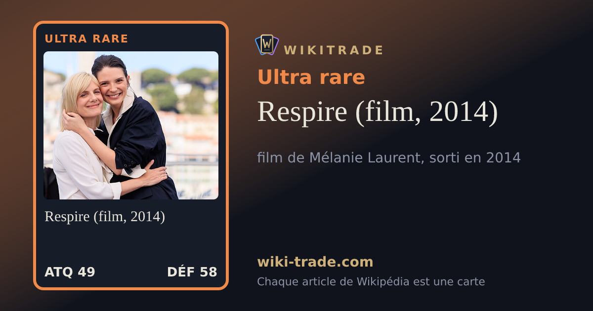 Respire (film, 2014) — carte Ultra rare