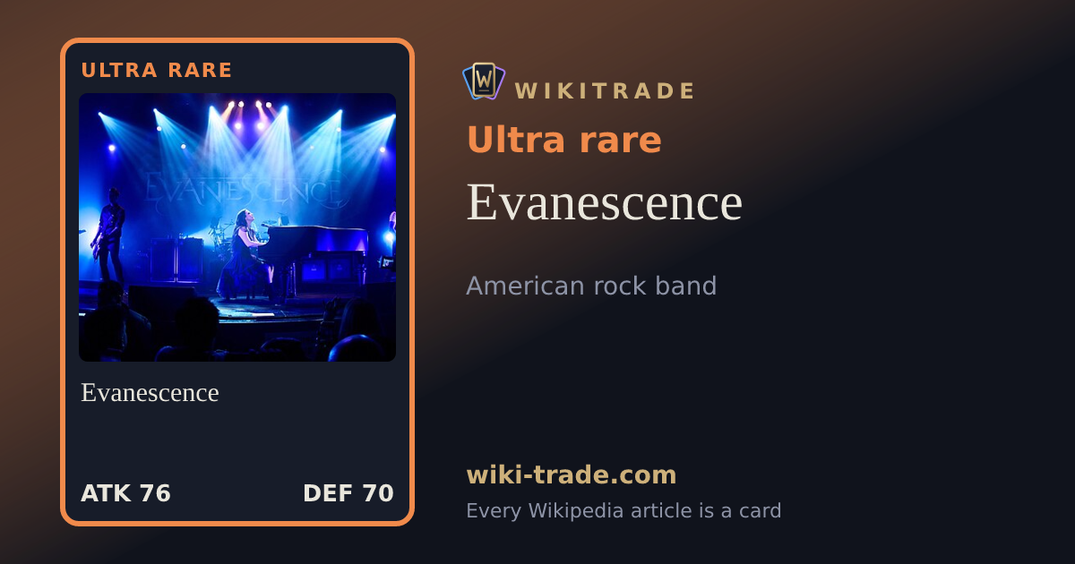 Evanescence — Ultra rare card