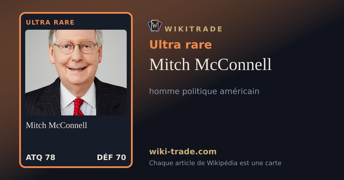 Mitch McConnell — carte Ultra rare