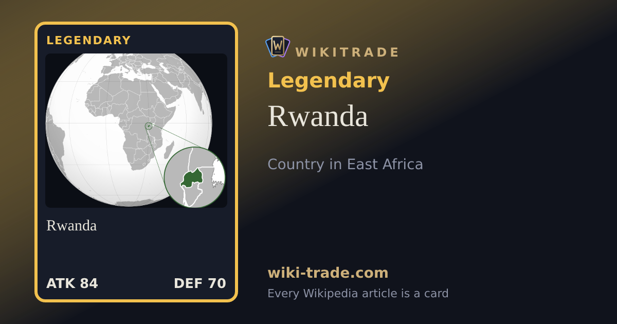 Rwanda — Legendary card