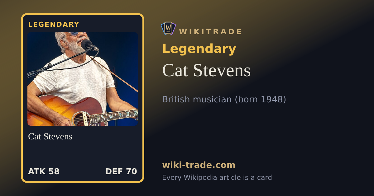 Cat Stevens — Legendary card