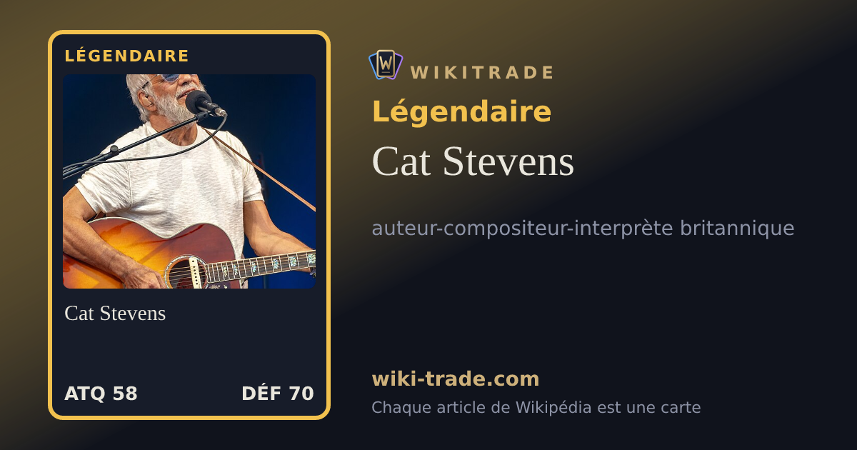 Cat Stevens — carte Légendaire