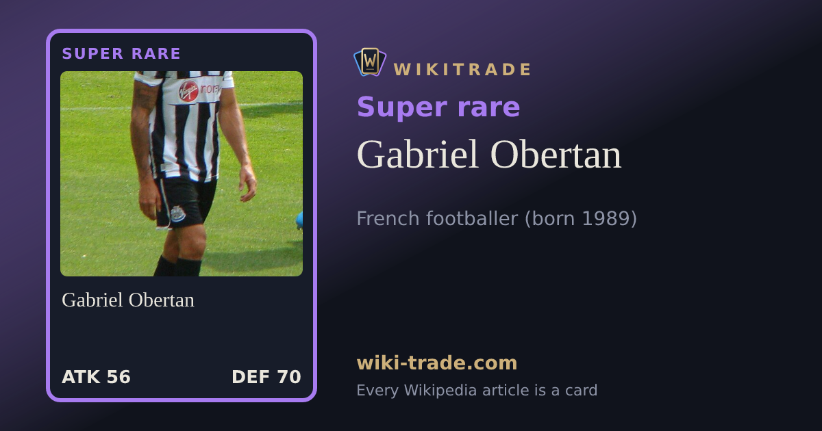 Gabriel Obertan — Super rare card