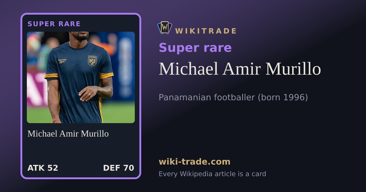 Michael Amir Murillo — Super rare card