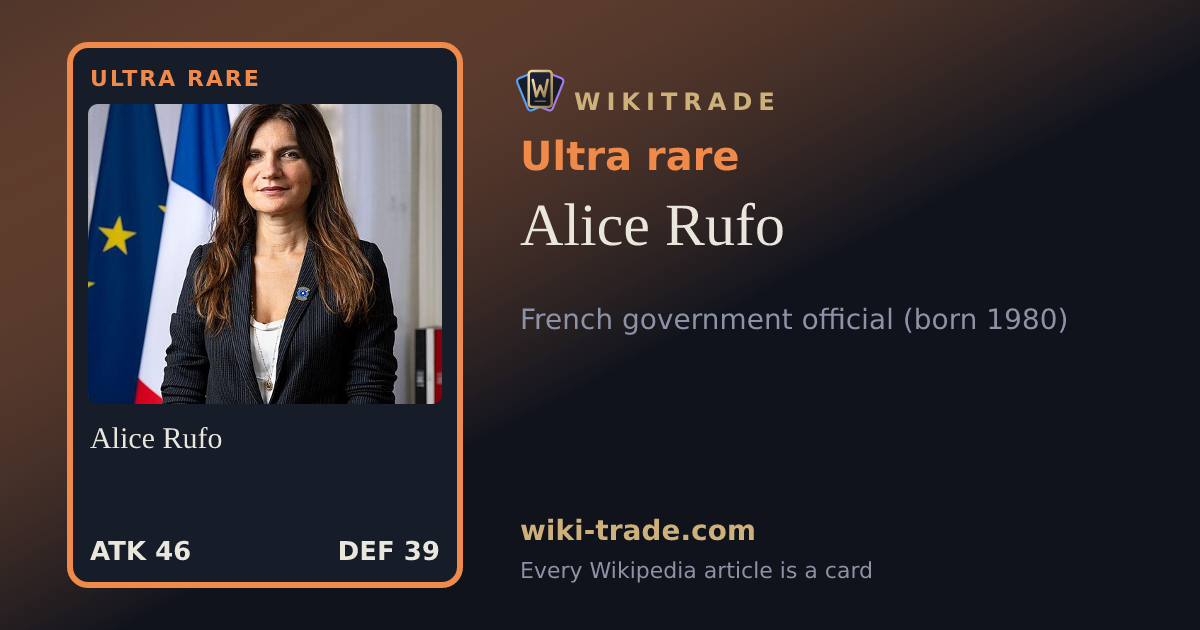 Alice Rufo — Ultra rare card