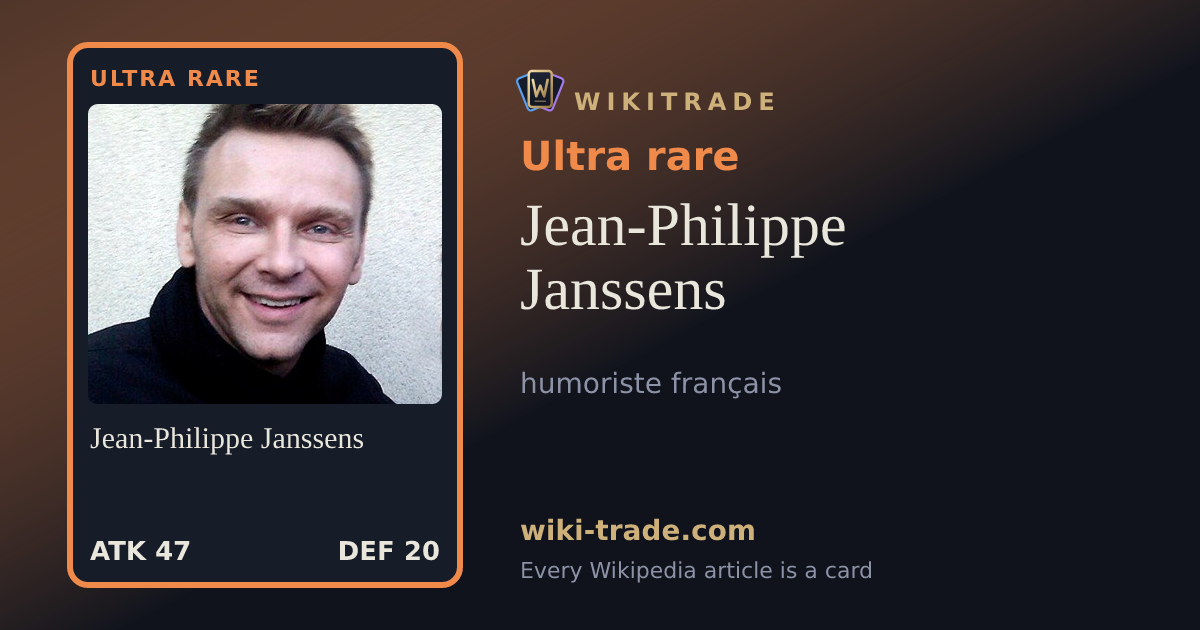 Jean-Philippe Janssens — Ultra rare card