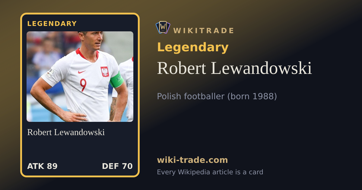 Robert Lewandowski — Legendary card